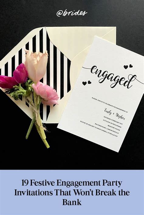 22 Festive Engagement Party Invitations That Won't Break the Bank .